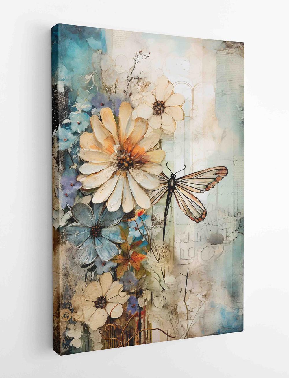 T487 Flower Canvas Art Prints, Posters, and Wall Art Flowers, Plants, Trees Collection
