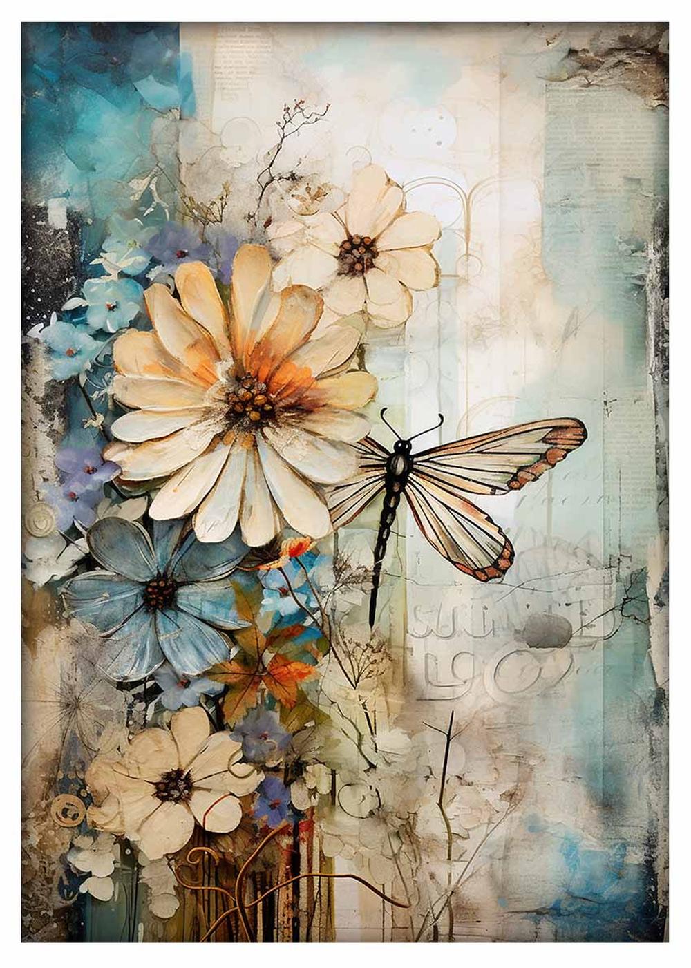 T487 Flower Canvas Art Prints, Posters, and Wall Art Flowers, Plants, Trees Collection