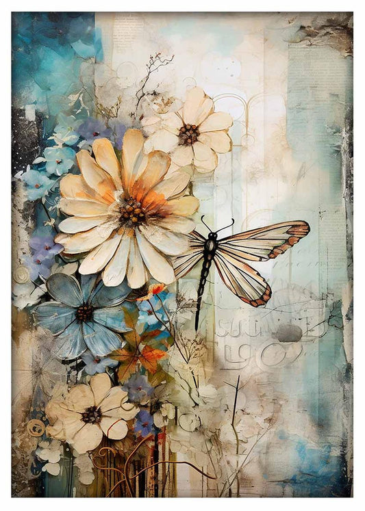 T487 Flower Canvas Art Prints, Posters, and Wall Art Flowers, Plants, Trees Collection