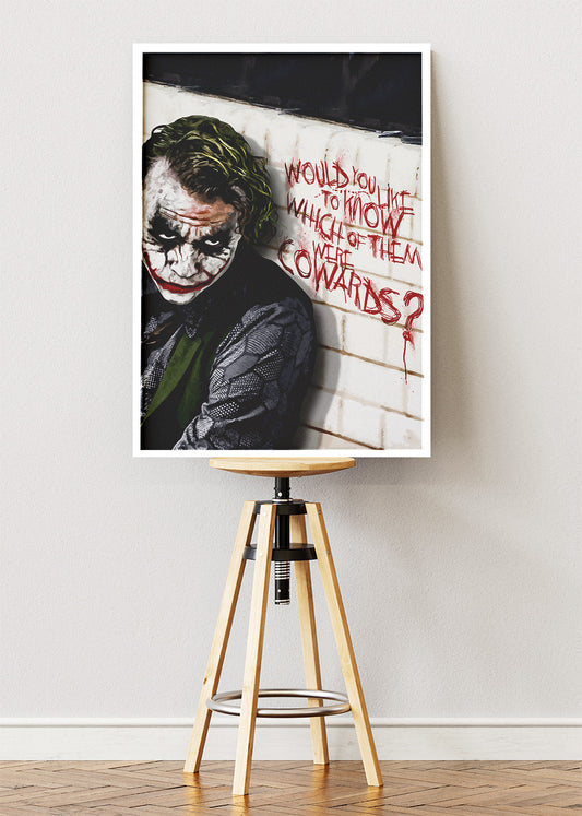 The Joker – Why So Serious Urban Wall Art Canvas & Poster Print – AI PRINT LAB