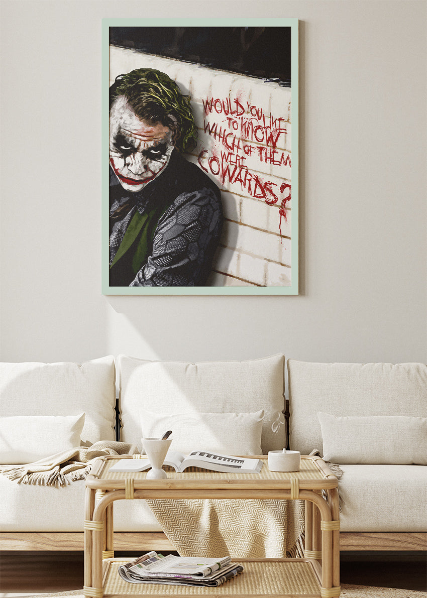 The Joker – Why So Serious Urban Wall Art Canvas & Poster Print – AI PRINT LAB
