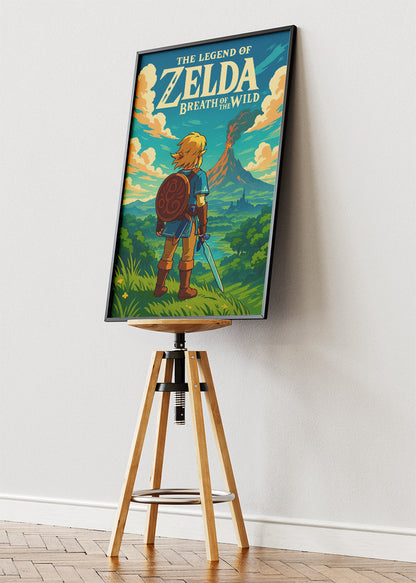 The Legend of Zelda Breath of the Wild Wall Art | Iconic Open World Adventure Gaming Poster & Canvas