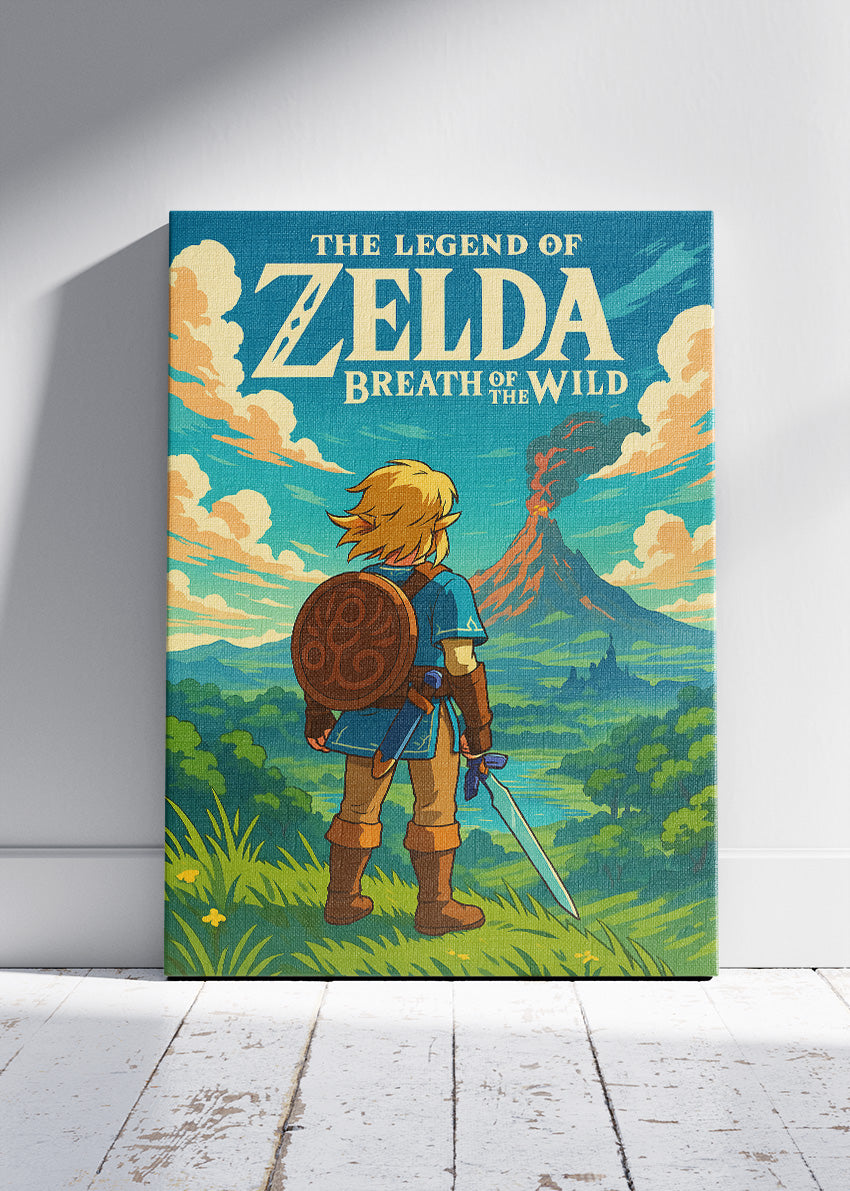 The Legend of Zelda Breath of the Wild Wall Art | Iconic Open World Adventure Gaming Poster & Canvas