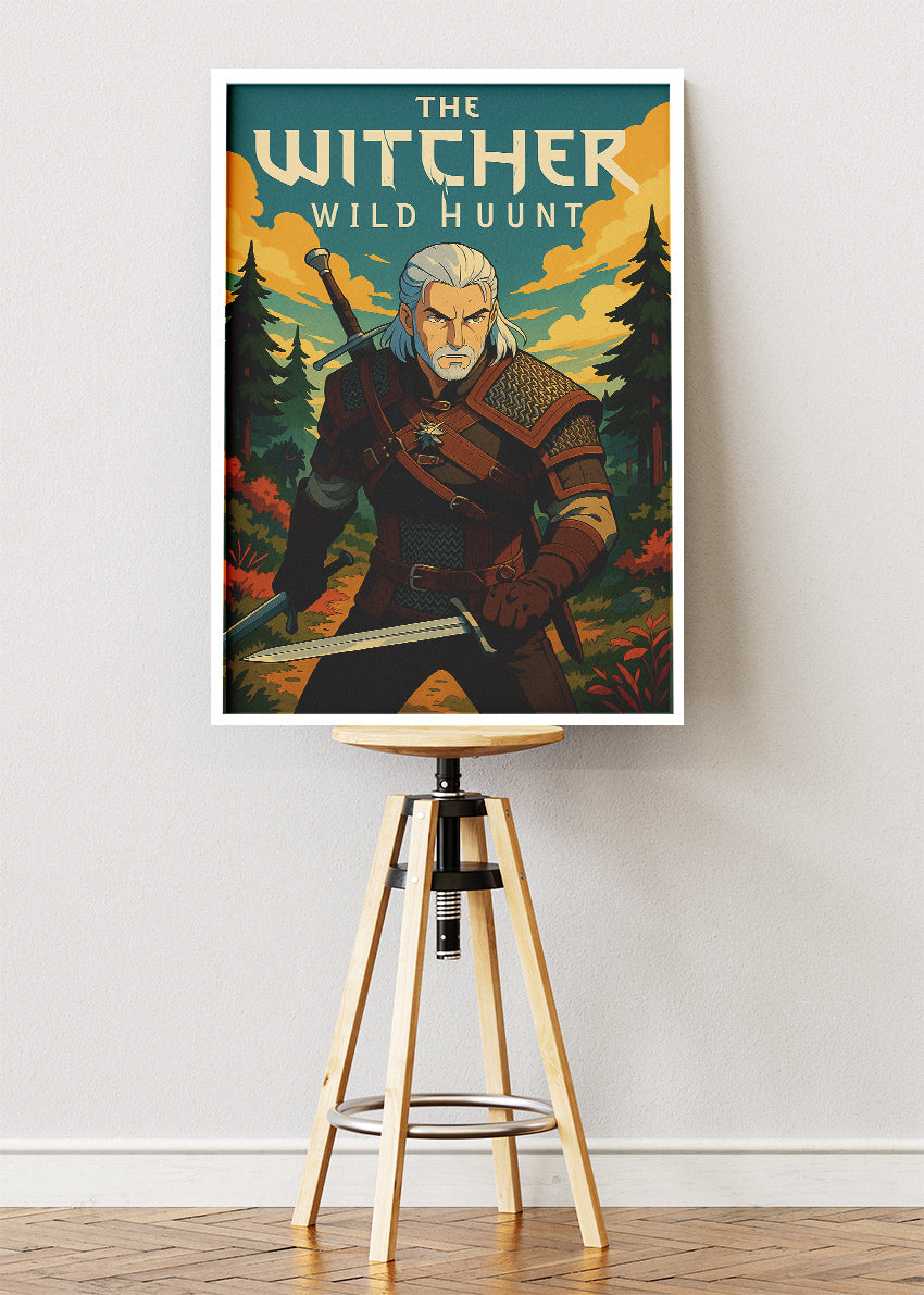The Witcher 3 Wild Hunt Wall Art – Epic Fantasy RPG Poster & Canvas