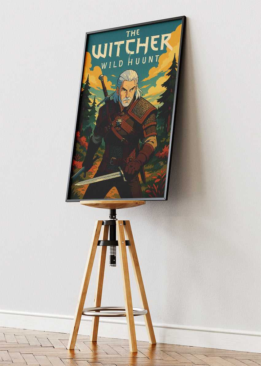 The Witcher 3 Wild Hunt Wall Art – Epic Fantasy RPG Poster & Canvas