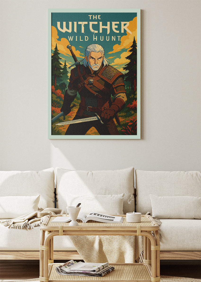 The Witcher 3 Wild Hunt Wall Art – Epic Fantasy RPG Poster & Canvas