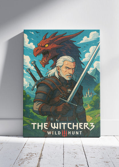 The Witcher 3 Wild Hunt Wall Art | Epic Fantasy RPG Poster & Canvas