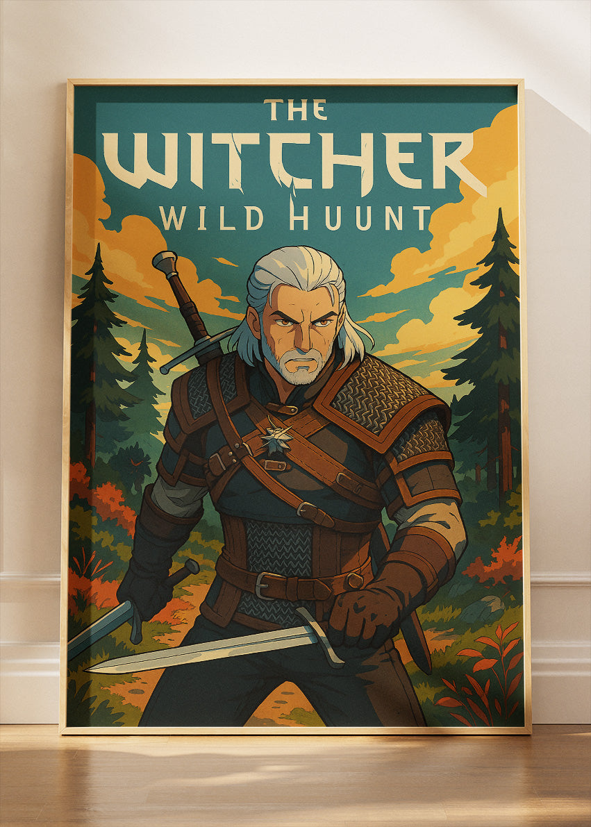 The Witcher 3 Wild Hunt Wall Art – Epic Fantasy RPG Poster & Canvas