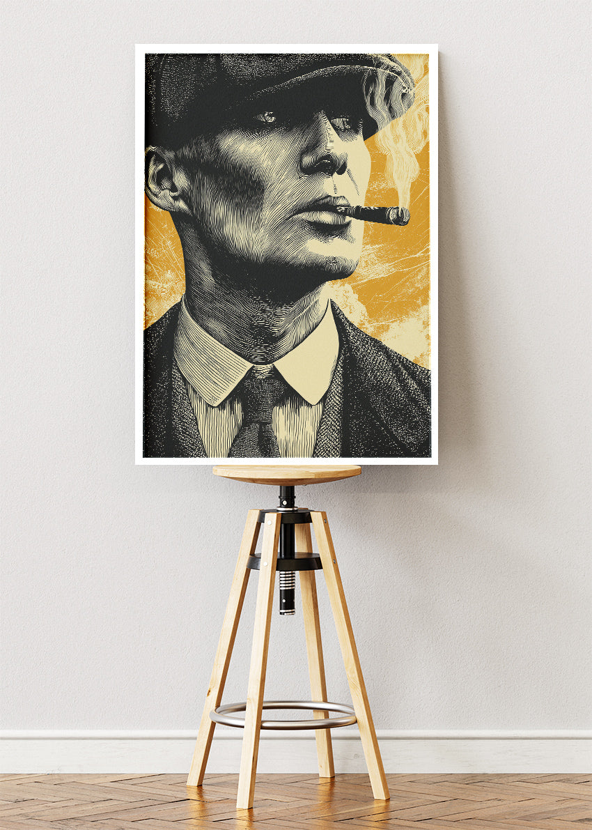 Thomas Shelby Peaky Blinders Portrait Wall Art Poster & Canvas