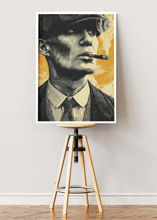 Thomas Shelby Peaky Blinders Portrait Wall Art Poster & Canvas