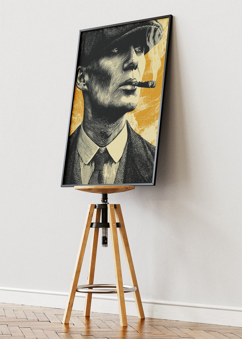 Thomas Shelby Peaky Blinders Portrait Wall Art Poster & Canvas