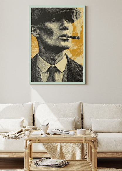 Thomas Shelby Peaky Blinders Portrait Wall Art Poster & Canvas
