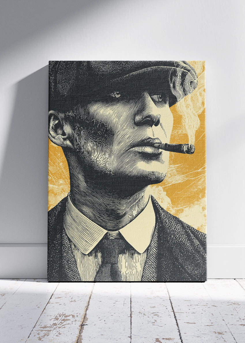 Thomas Shelby Peaky Blinders Portrait Wall Art Poster & Canvas