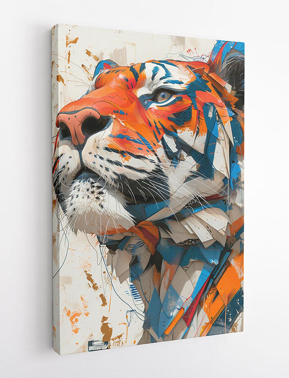 Tiger – Canvas & Poster Wall Art – T859 Wildlife Series
