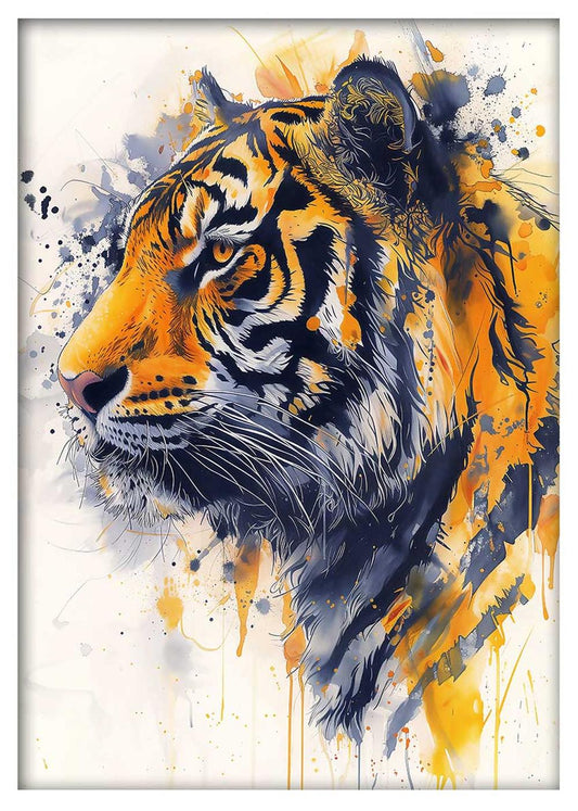 Tiger – Canvas & Poster Wall Art – T890 Wildlife Series