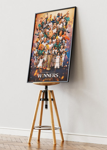 Tottenham Hotspur Europa League Winners 2025 Wall Art | Historic Trophy Celebration Poster & Canvas