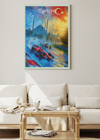 Türkiye Istanbul Formula 1 Grand Prix Canvas Print & Poster – AI PRINT LAB