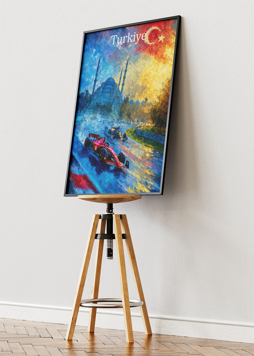 Türkiye Istanbul Formula 1 Grand Prix Canvas Print & Poster – AI PRINT LAB