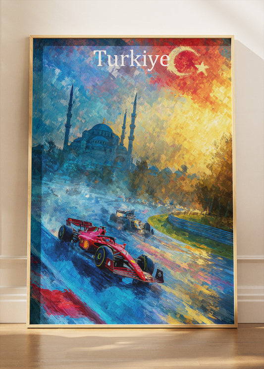 Türkiye Istanbul Formula 1 Grand Prix Canvas Print & Poster – AI PRINT LAB