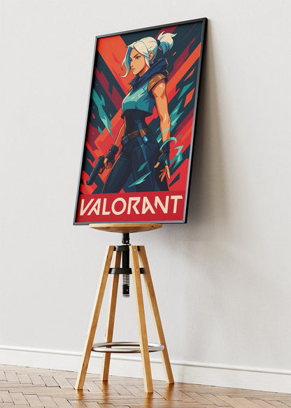 Valorant Wall Art – Stylised Tactical Shooter Gaming Poster & Canvas