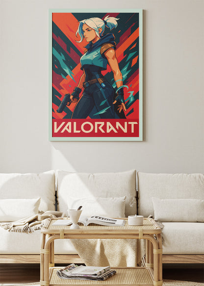 Valorant Wall Art – Stylised Tactical Shooter Gaming Poster & Canvas