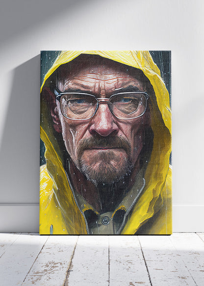 Walter White Heisenberg Portrait Wall Art Poster & Canvas Print
