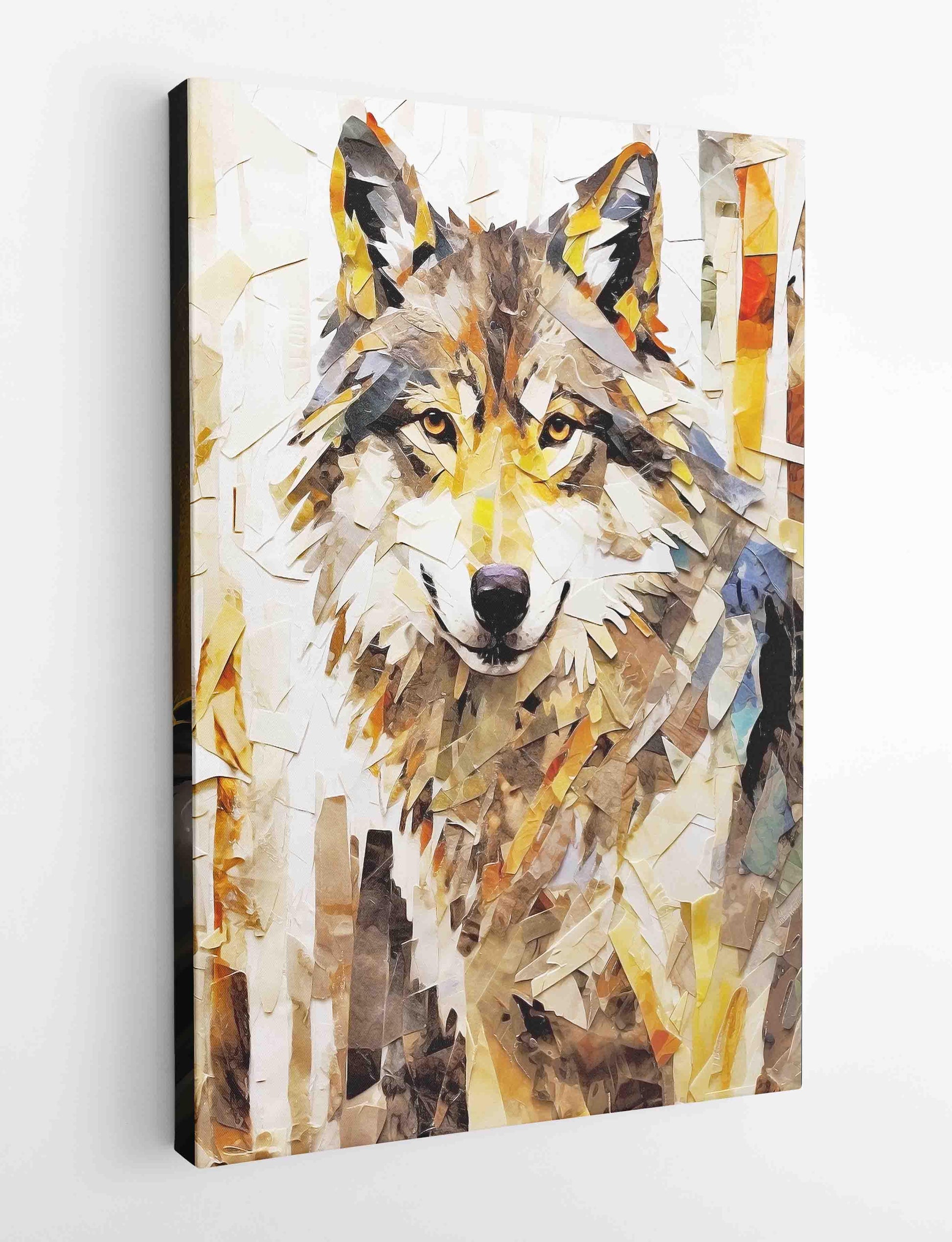 Wolf Canvas & Poster Wall Art T407 Wildlife Series