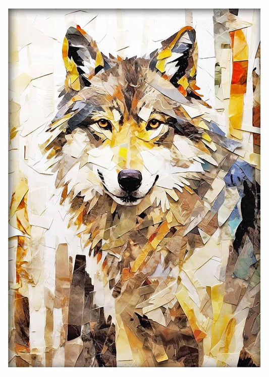 Wolf Canvas & Poster Wall Art T407 Wildlife Series