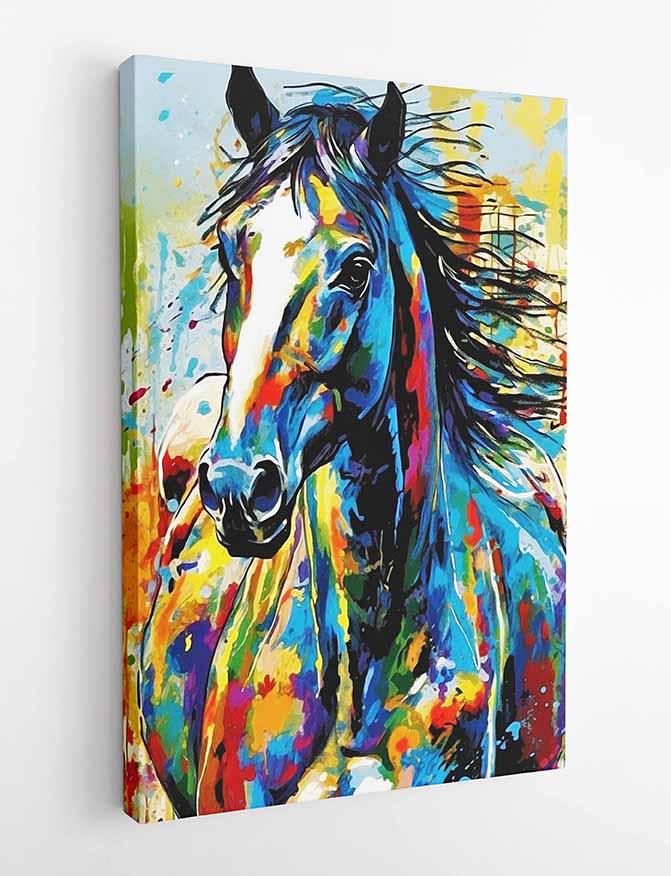 Horse Canvas & Poster Wall Art T244 Wildlife Series