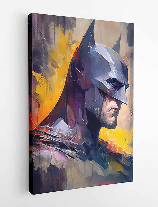 P1 Batman Canvas Art Prints, Posters, and Wall Art Superhero Collection