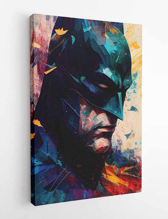 P134 Batman Canvas Art Prints, Posters, and Wall Art Superhero Collection