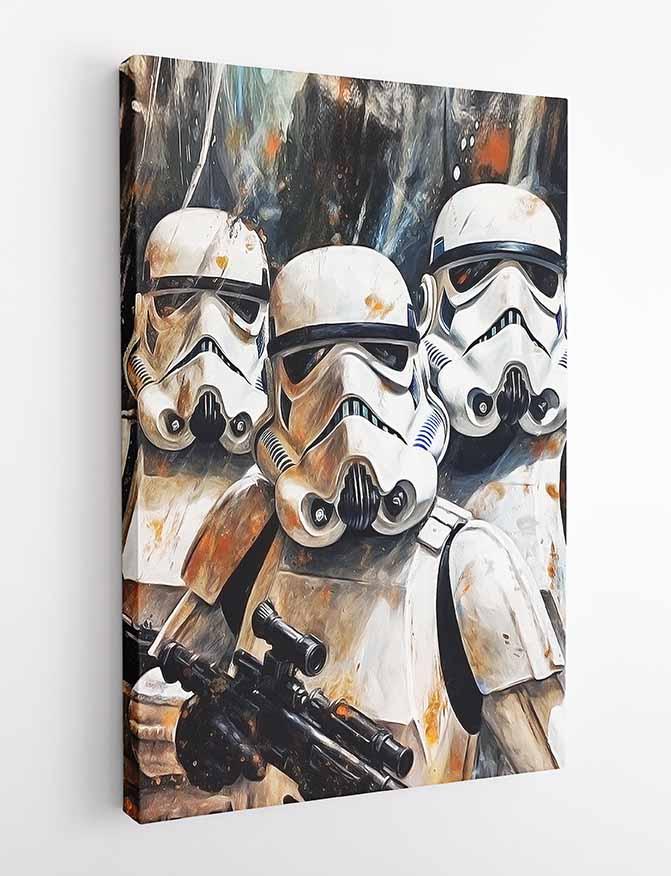 P208 Stormtrooper Canvas Art Prints, Posters, and Wall Art Fantasy & Sci-Fi Collection