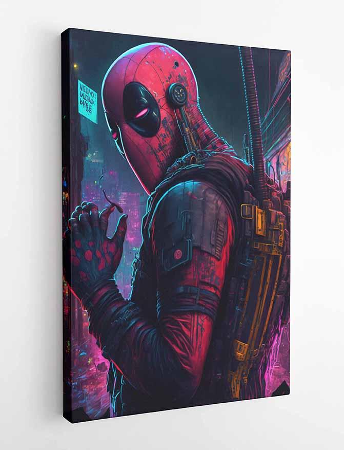 P36 Deadpool Canvas Art Prints, Posters, and Wall Art Superhero Collection