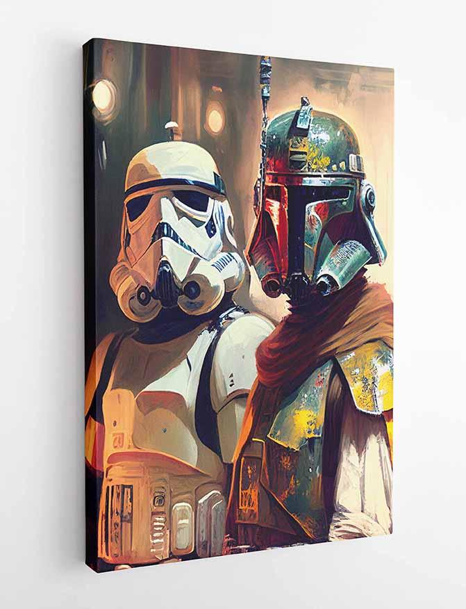 P79 Stormtrooper Canvas Art Prints, Posters, and Wall Art Fantasy & Sci-Fi Collection