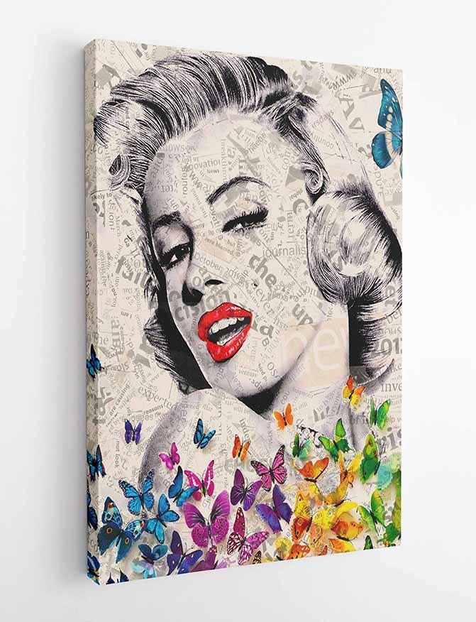 P83 Marilyn Monroe Canvas Art Prints, Posters, and Wall Art Pop Art Collection